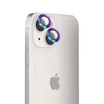 IN7 iPhone 13/13 mini 金屬框玻璃鏡頭膜 手機鏡頭保護貼(1組2片)