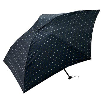 日本KIU 空氣感90g摺疊抗UV晴雨傘 雨傘 34039 點點星
