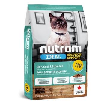 加拿大NUTRAM紐頓-I19專業理想系列-三效強化貓雞肉+鮭魚 2kg(4.4lb) X2包組(NU-10288)