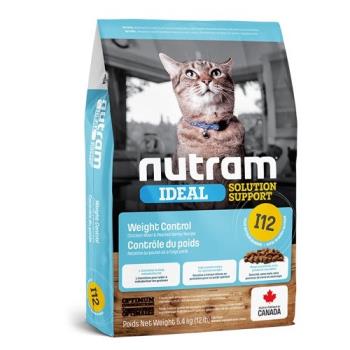 加拿大NUTRAM紐頓-I12專業理想系列-體重控制貓雞肉+豌豆 2kg(4.4lb) X2包組(NU-10286)