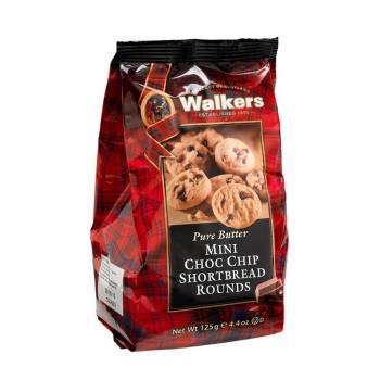 即期良品-【英國Walkers】蘇格蘭皇家迷你奶油巧克力餅乾 (袋裝)125g-效期2024/6/30