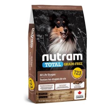 加拿大NUTRAM紐頓-T23無穀火雞+雞肉潔牙全齡犬 2kg(4.4lb) X2包組(NU-10247)