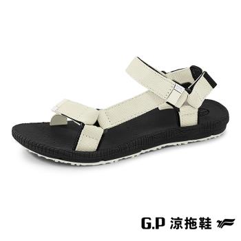 G.P 女款Charm撞色織帶涼鞋G1674W-杏色(SIZE:36-39 共三色)