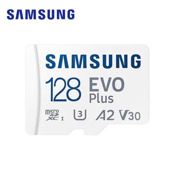 SAMSUNG 三星EVO Plus microSDXC UHS-I U3 A2 V30 128GB記憶卡 MB-MC128KA (公司貨)