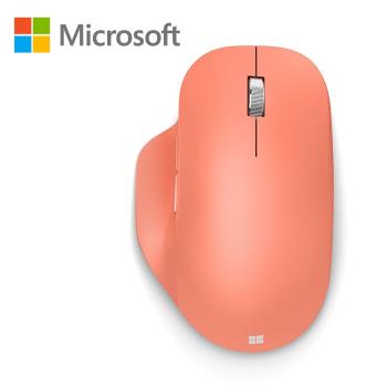 Microsoft微軟 藍牙人體工學滑鼠-蜜桃粉