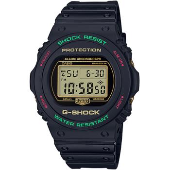 CASIO G-SHOCK 經典聖誕圓形計時錶/DW-5700TH-1