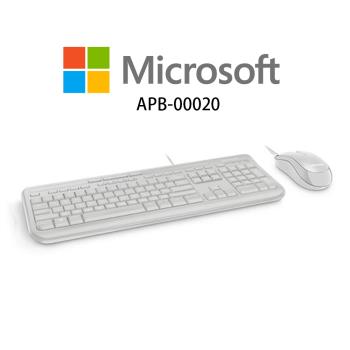 Microsoft微軟 標準滑鼠鍵盤組 600(白色) (WOD600)