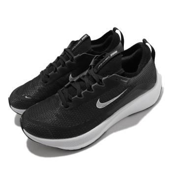 Nike 慢跑鞋 Zoom Fly 4 運動 女鞋 氣墊 舒適 React科技 避震 路跑 黑 白 CT2401-001 [ACS 跨運動]