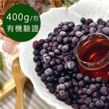(任選880)幸美生技-有機冷凍野生藍莓(400g/包)