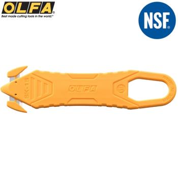 日本OLFA開箱工具刀安全刀SK-15/DSB(附掛洞;可水洗)倉庫拆箱刀適封膜塑膠繩紙箱切割刀