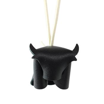 DRAKA達卡 - 皮革烙印牛掛飾 - 黑
