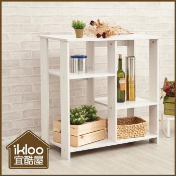 【ikloo宜酷屋】簡約收納置物架/廚房收納櫃