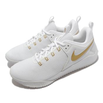 Nike 排球鞋 Zoom Hyperace 2 SE 男鞋 氣墊 避震 包覆 支撐 運動訓練 白 金 DM8199-170 [ACS 跨運動]