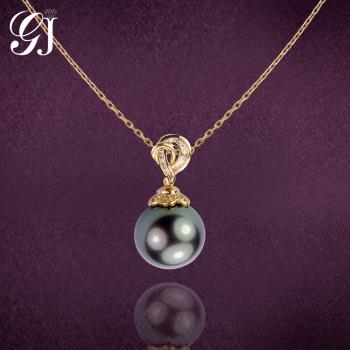 晉佳珠寶 Gemdealler Jewellery 唯美珍愛 大溪地珍珠鑽石墬14.6mm