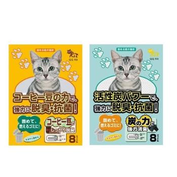 QQ KIT 環保紙貓砂 8L 兩款 (6包組)
