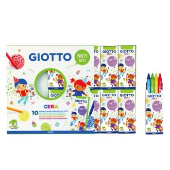 義大利 GIOTTO 派對禮物分享盒(10入)-好清洗蠟筆