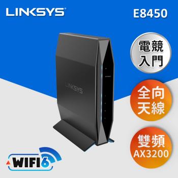 【Linksys】E8450 雙頻 AX3200 WiFi 6 路由器