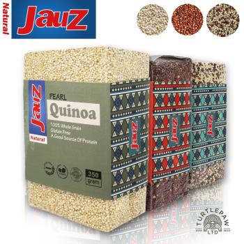 【JAUZ喬斯】紅藜麥+白藜麥+三色藜麥QUINOA共3包 (350公克*3包)