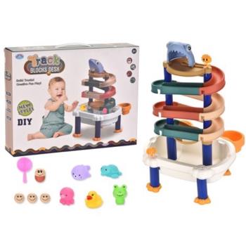 【bebehome】兒童玩具 多功能玩具 軌道 積木 玩水玩具