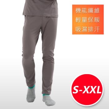 3M吸濕排汗技術 保暖衣 發熱褲 台灣製造 男款 時尚灰-網 