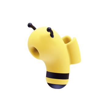 Cutevibe-小蜜蜂 5頻吸吮 手指按摩器-黃