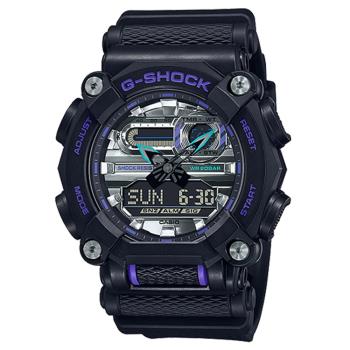 【CASIO 卡西歐】G-SHOCK 雙顯男錶 樹脂錶帶 防水200米 GA-900AS(GA-900AS-1A)