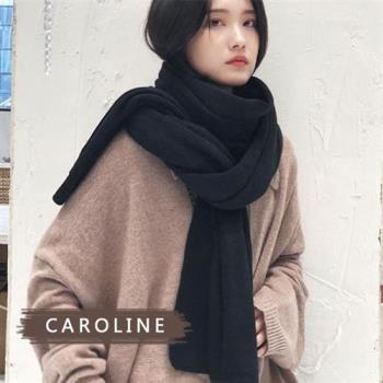 《Caroline》秋冬流行品味、氣質、時尚仿羊絨保暖圍巾72401