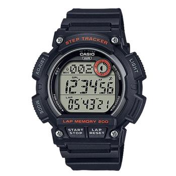 【CASIO 卡西歐】運動電子男錶 樹脂錶帶 計步器 防水100米 WS-2100H(WS-2100H-1A)