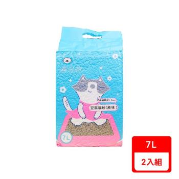 ODOUT臭味滾-極細顆粒1.5mm豆腐貓砂(原味)7L X2包入(OD-015)