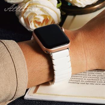 精緻方格陶瓷錶帶 Apple watch通用錶帶│ALLTIME │完全計時│