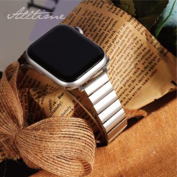 方塊不鏽鋼錶帶 Apple watch通用錶帶│ALLTIME │完全計時│