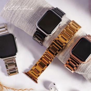 精緻光感316L不鏽鋼錶帶 Apple watch通用錶帶│ALLTIME │完全計時│