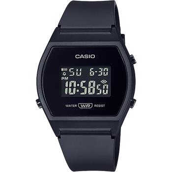 CASIO 卡西歐 運動休閒風復古電子錶 LW-204-1B