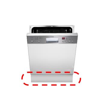 【無安裝】Svago洗碗機白色門板與腳踢板廚衛配件MW7709-P