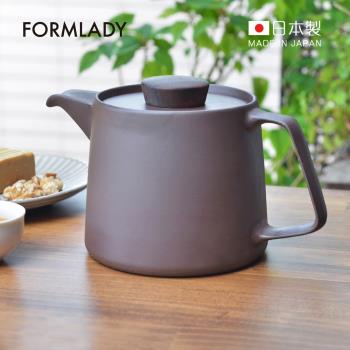 【日本FORMLADY】小泉誠 日製萬古燒紫砂煎茶/咖啡壺-1.1L
