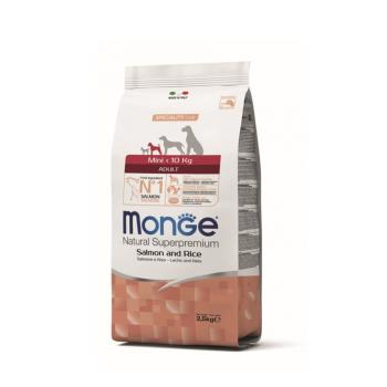 MONGE瑪恩吉天然呵護-小型成犬配方(鮭魚+米) 2.5kg (MN20502)(下標數量2+贈神仙磚)