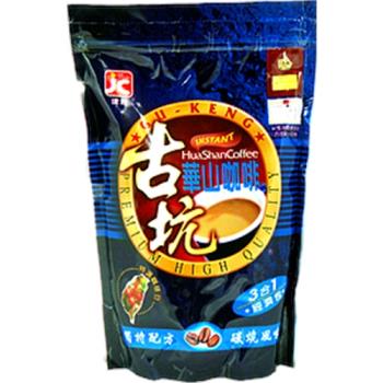 古坑咖啡 3合1華山即溶咖啡 (拉鍊袋-900g) 台灣老字號品牌