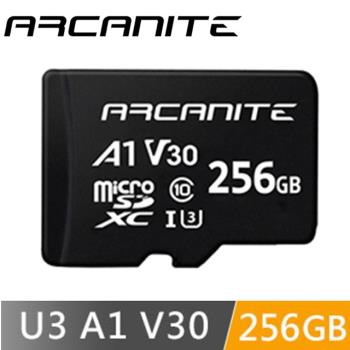ARCANITE 256GB MicroSDXC U3 V30 A1記憶卡(附轉卡)