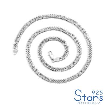 【925 STARS】純銀925潮牌經典50CM馬鞭古巴項鍊 A款 0.4CM寬 純銀項鍊 造型項鍊 