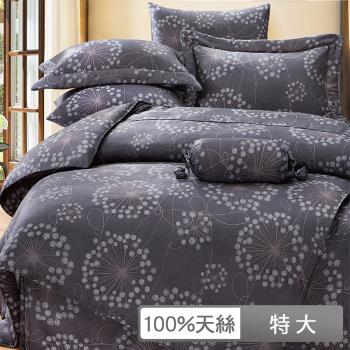 【貝兒居家生活館】100%天絲七件式兩用被床罩組  (特大雙人/帕洛瑪)
