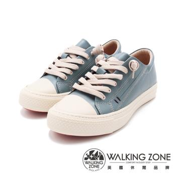WALKING ZONE(女)簡約舒適透氣休閒鞋 女鞋-藍(另有米)