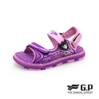G.P 經典款Vii-兒童舒適涼拖鞋-紫色 G1616B GP 涼鞋 拖鞋 童鞋 一鞋兩穿