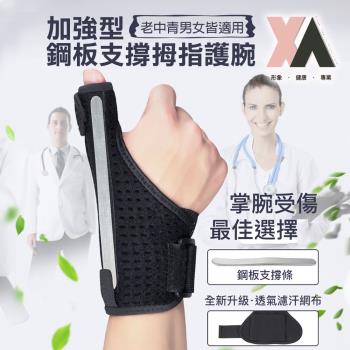【XA】加強型鋼板支撐拇指護腕單支HW015(掌腕固定/固定手腕/護腕/拇指支撐/腱鞘/手部鋼板護具/手部護具/健身防護/特降)