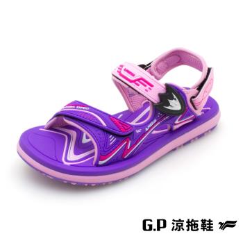 G.P 兒童簡約休閒兩用涼鞋-紫色 G1671B GP 涼鞋 拖鞋 童鞋 一鞋兩穿 童鞋