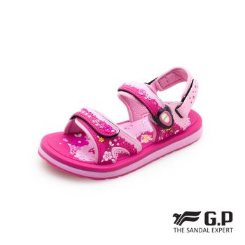 G.P 夢幻公主風兩用童涼鞋-桃紅色 G1630B GP 涼鞋 拖鞋 童鞋 一鞋兩穿 童鞋