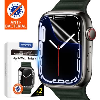 Araree Apple Watch S9/8/7 41/45mm 抗刮螢幕保護貼(2片裝)