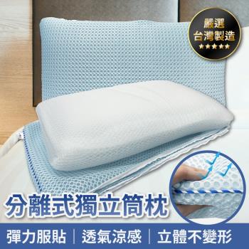 家購網嚴選 分離式獨立筒枕x1入 (62x34x14cm/入)