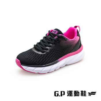 G.P 輕羽透氣反光休閒鞋(P7632W-15)黑桃色(SIZE:36-40) GP