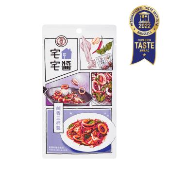 【金蘭食品】金蘭宅宅醬110g-鹹香三杯醬