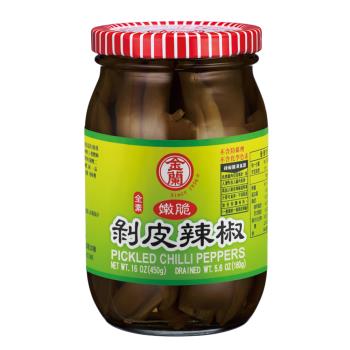 【金蘭食品】剝皮辣椒450g